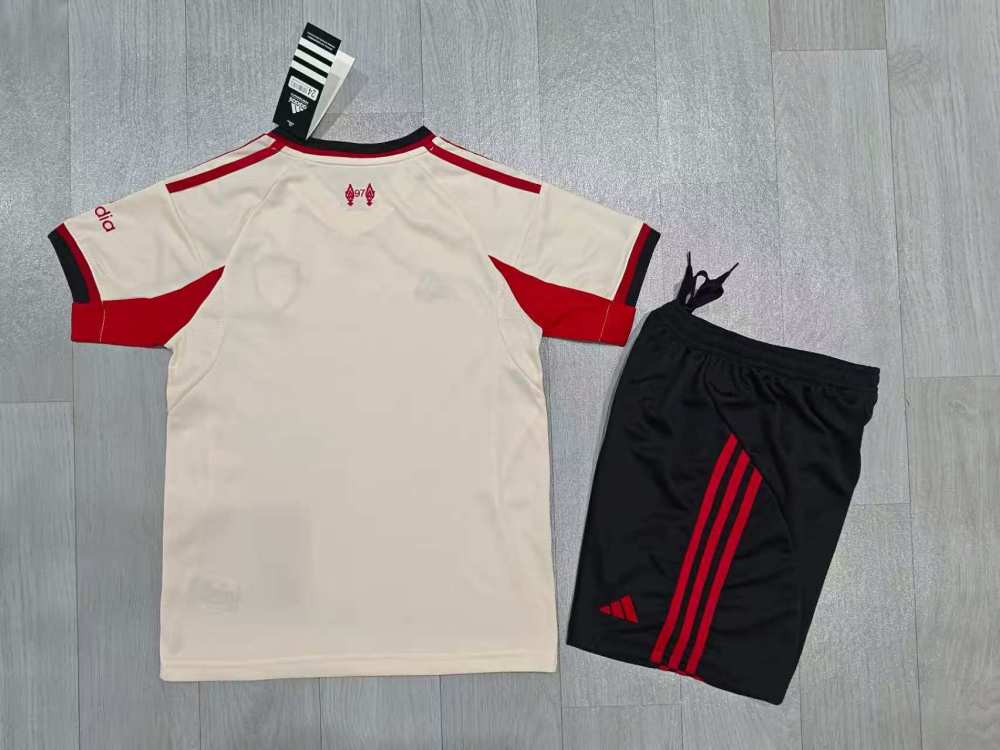 Equipación infantil visitante del Liverpool 25-26