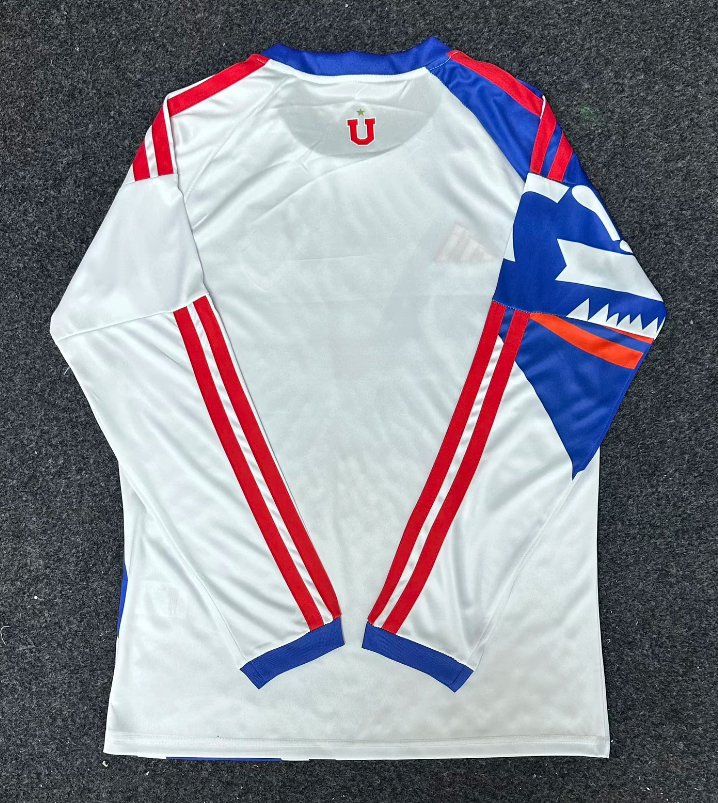 2627 Partido visitante Universidad de Chile, manga larga desde S hasta 4XL