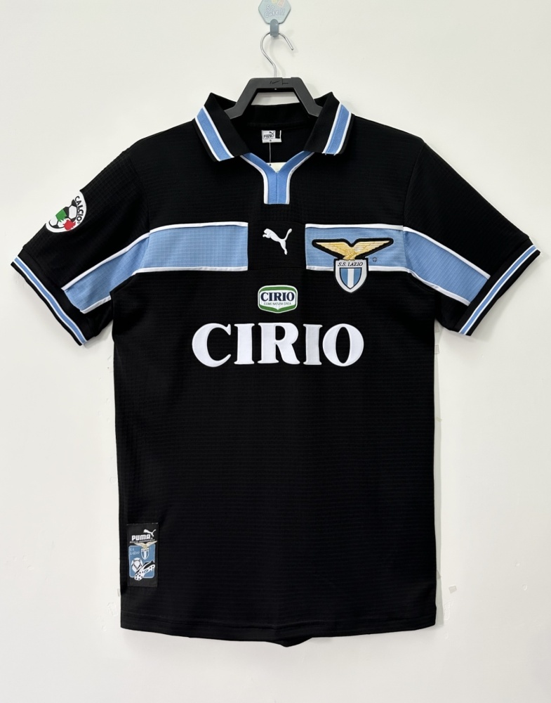 Camiseta negra de la Lazio 1998-99