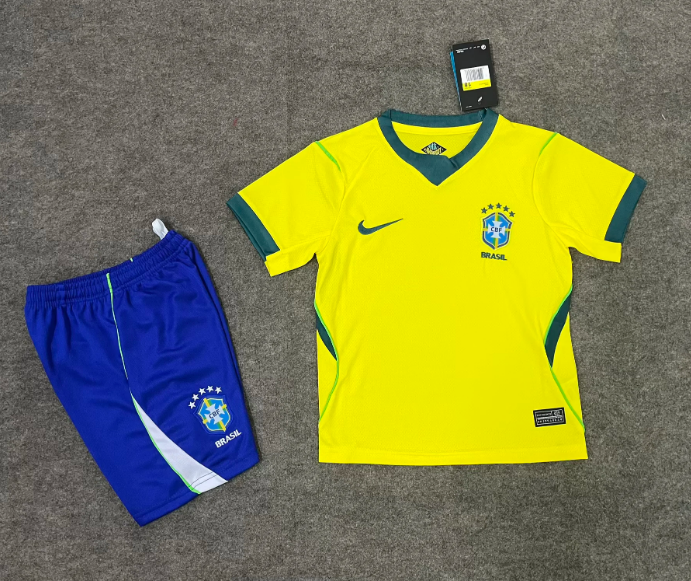 Camiseta infantil de la selección nacional de Brasil 2627 para la Copa Mundial