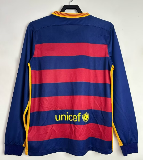 Camiseta de manga larga local del Barcelona 2015-16