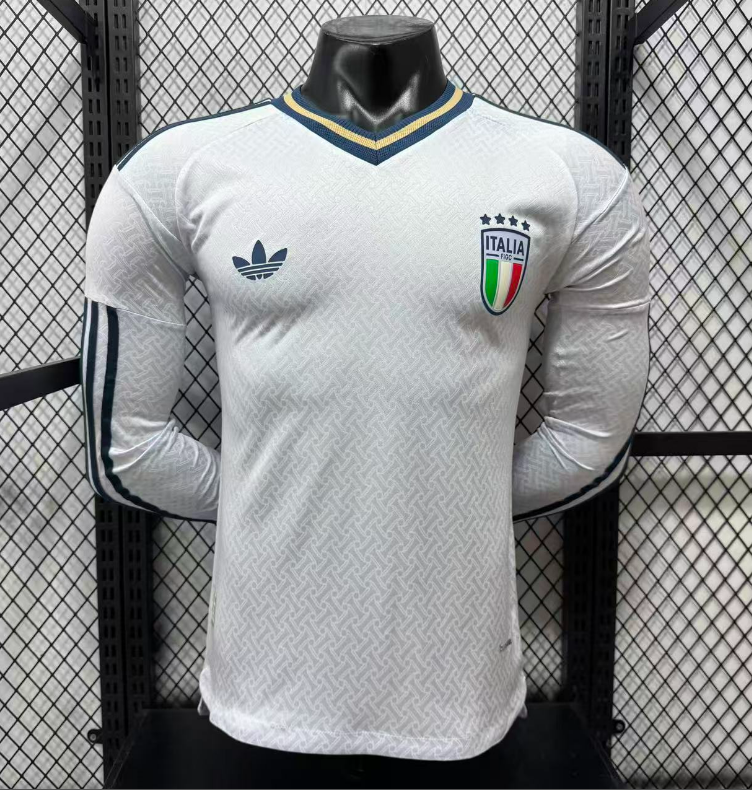 2627 Camiseta de manga larga versión visitante de Italia para jugador