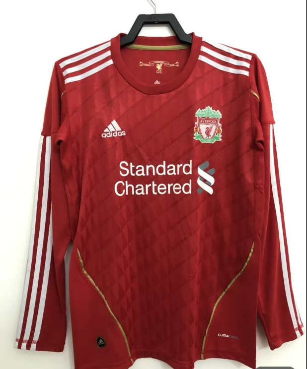 Camiseta de manga larga del Liverpool (local) 2010