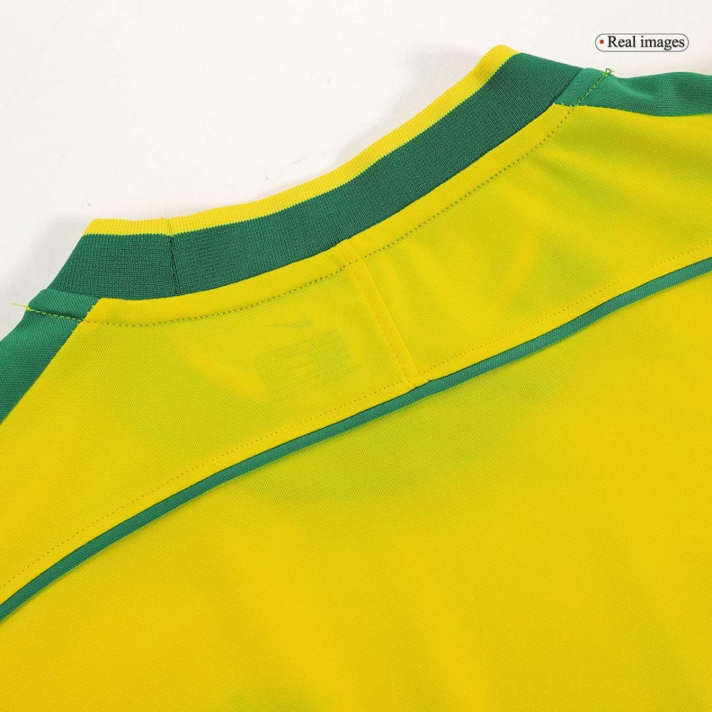 Retro Soccer Jersey Brazil Home 1998