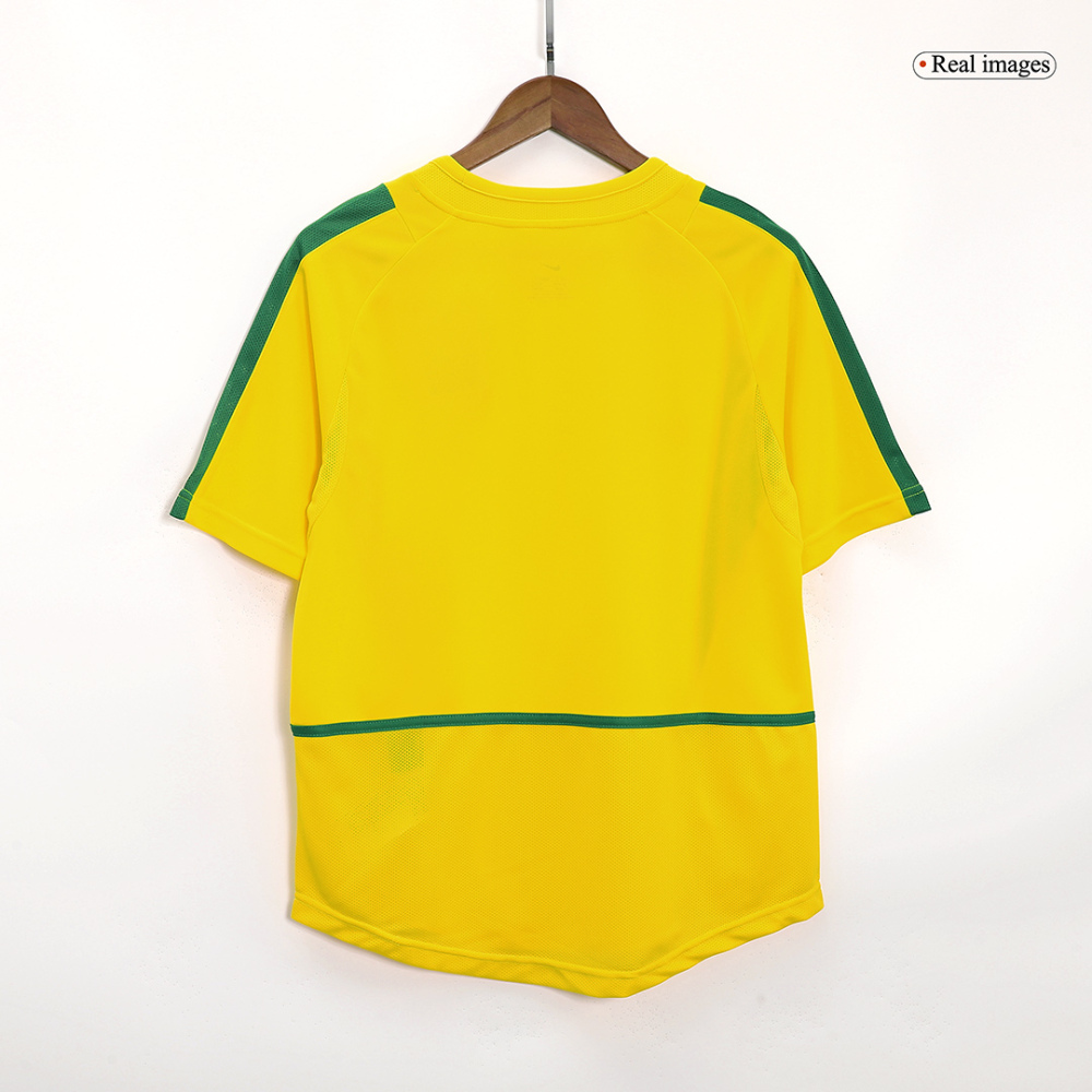 Retro Soccer Jersey Brazil Home 2002/03