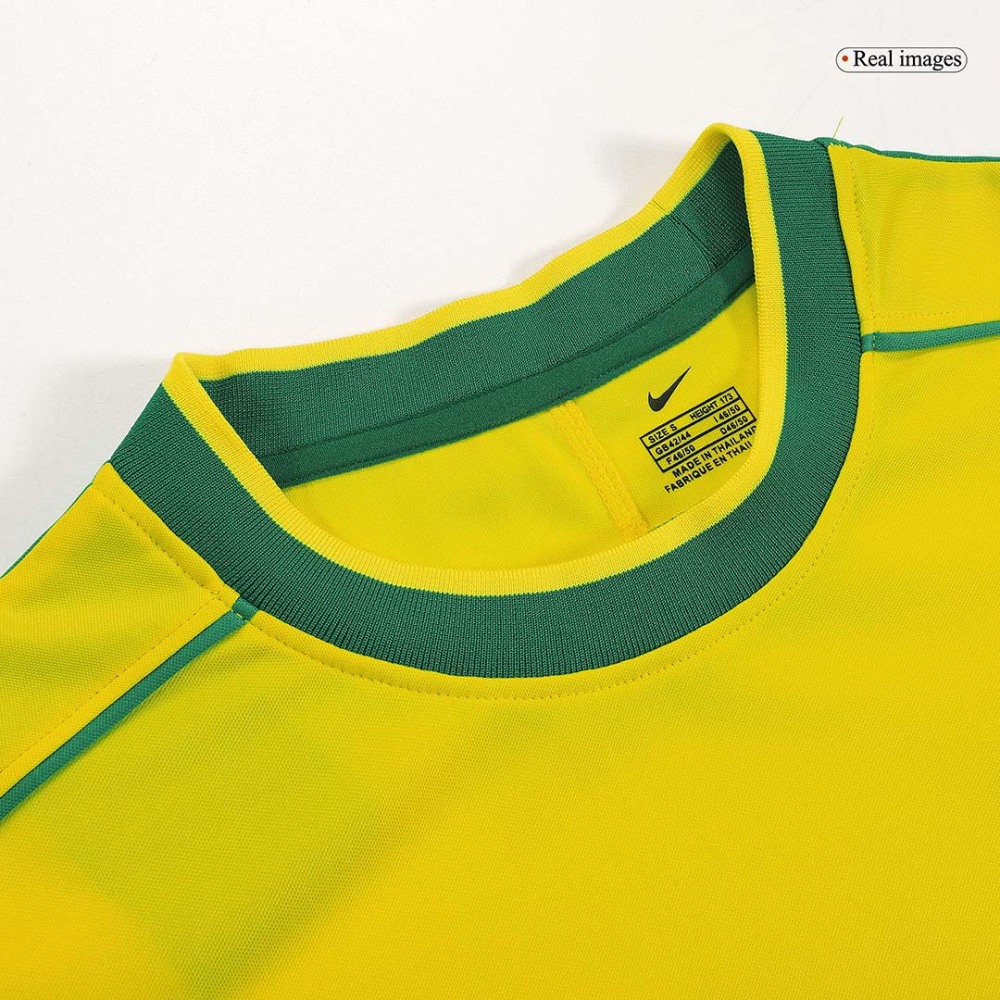 Retro Soccer Jersey Brazil Home 1998