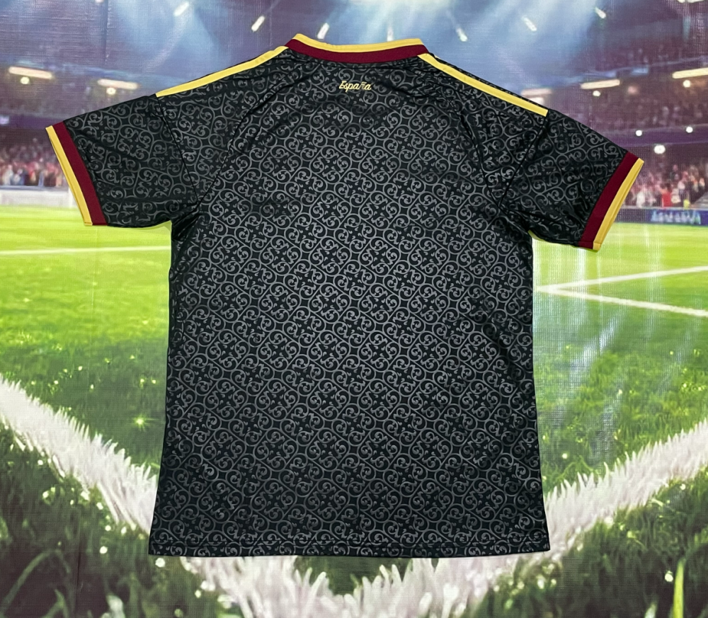 Camiseta negra de visitante de España 2