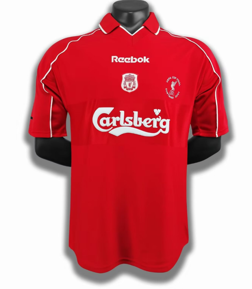 Camiseta retro de local del Liverpool 2000/01