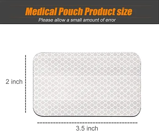 4 Pack Extra Reflective Patch (Black White)