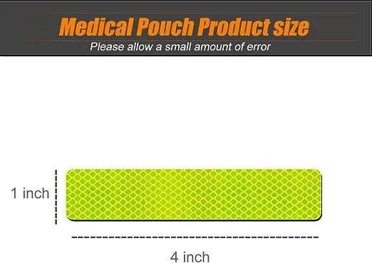 4 Pack Extra Reflective Patch (Black White)