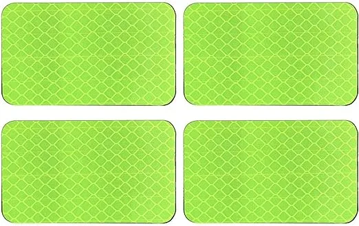 4 Pack Extra Reflective Patch (Black White)