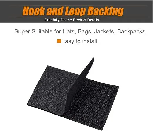 4 Pack Extra Reflective Patch (Black White)
