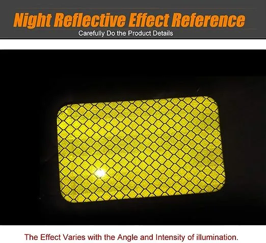 4 Pack Extra Reflective Patch (Black White)