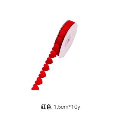 レッド 幅1.5cm×9.14m