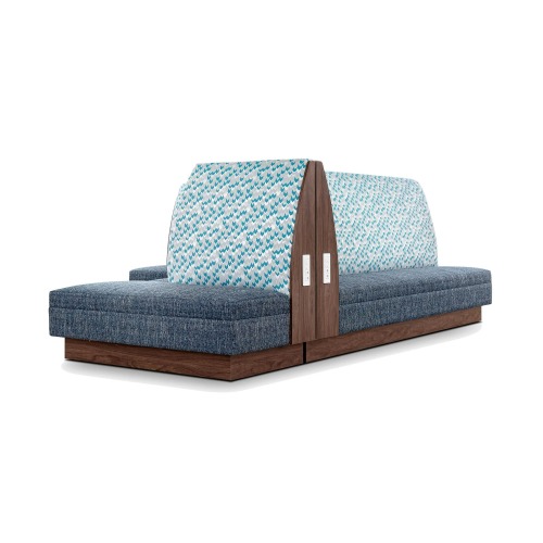 Upholstered Fabric Dining Banquette