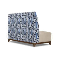 Luxe Banquet Hall Chair with Premium Fabric Seat and Leather Backing