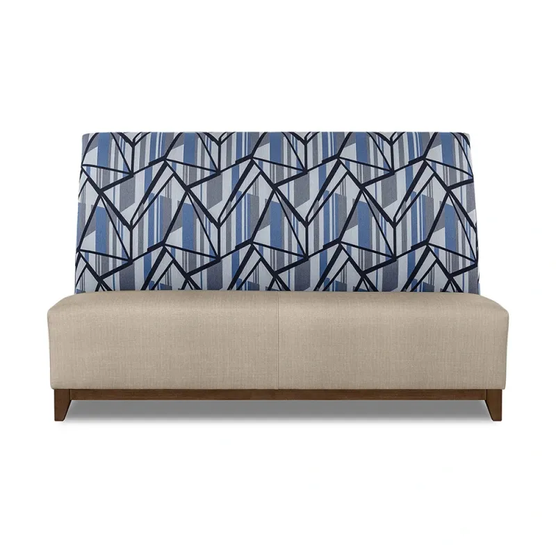 Luxe Banquet Hall Chair with Premium Fabric Seat and Leather Backing