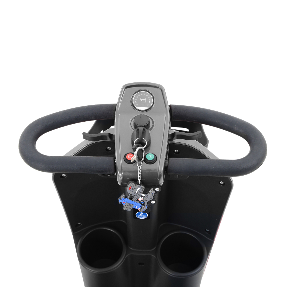 MAX PLUS Grey 4 Wheels Outdoor Compact Mobility Scooter with 2pcs*20AH Lead acid Battery, 16 Miles, Cuo Holders & USB charger Port