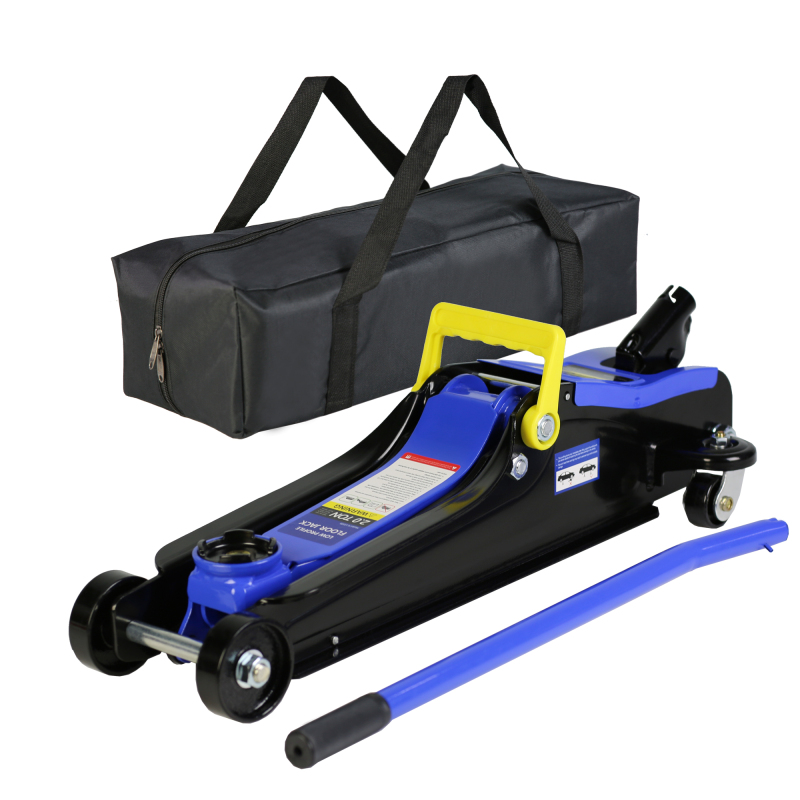 Floor Jack, 2 Ton Low Profile Floor Jack, Heav yDuty Steel Racing Floor Jack with Single Piston QuickLift Pump, Floor Jack Lifting Range 3.3&quot;-15.2&quot;