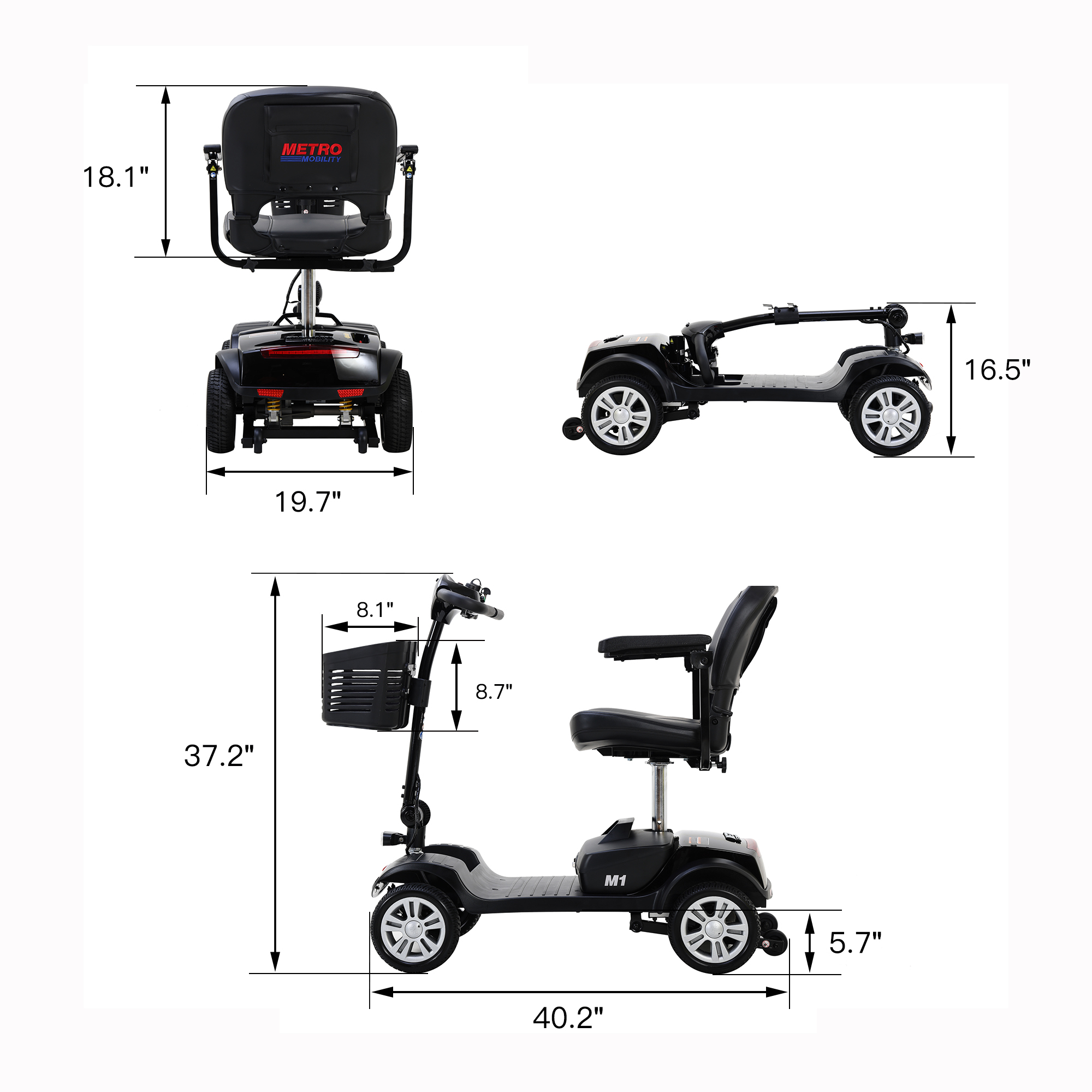 Compact Travel Mobility Scooter