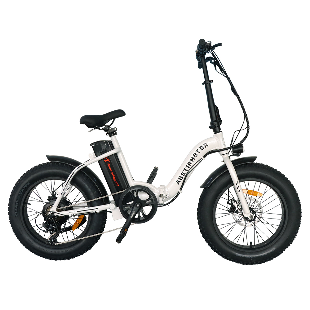 G20 Folding Electric Bike Ebike Bicycle 500W Motor 20" Fat Tire With 36V/13Ah Li-Battery New Model