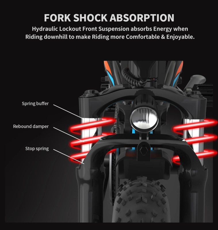 Electric Bicycle 500W Motor 20" Fat Tire With 48V/15Ah Li-Battery S18-MINI New style