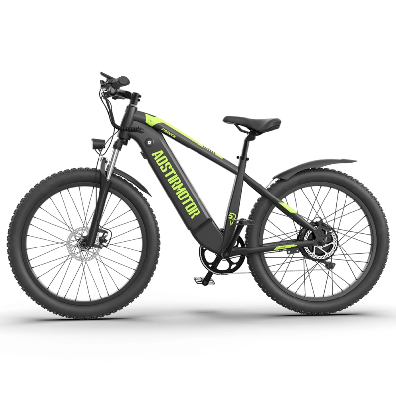 26" 750W Electric Bike Fat Tire 52V15AH Removable Lithium Battery for Adults