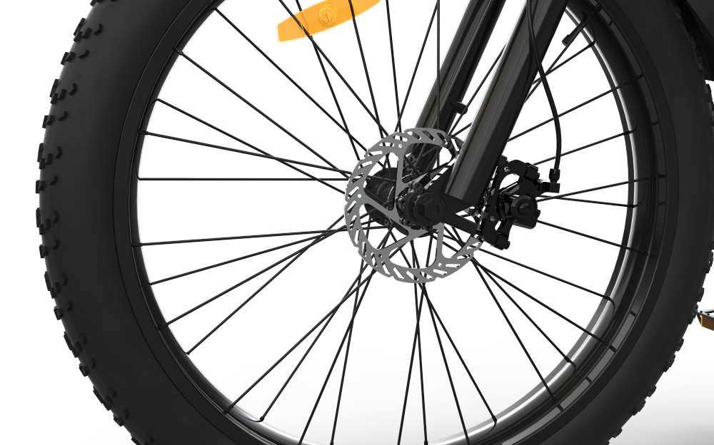 S07-F 26" 750W Electric Bike Fat Tire P7 48V 13AH Removable Lithium Battery for Adults with Detachable Rear Rack Fender New Model