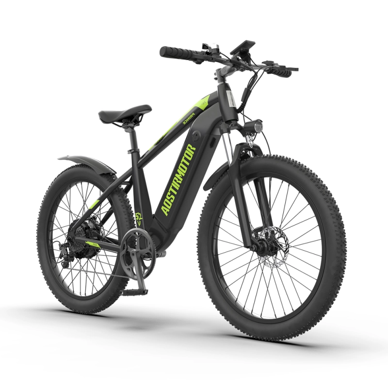 26" 750W Electric Bike Fat Tire 52V15AH Removable Lithium Battery for Adults
