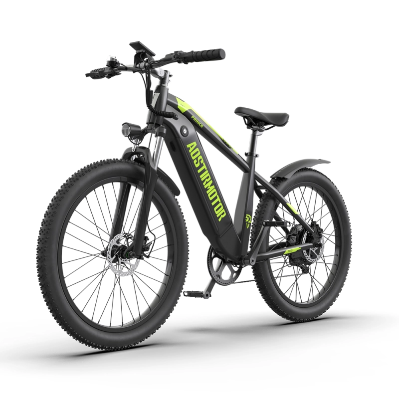 26" 750W Electric Bike Fat Tire 52V15AH Removable Lithium Battery for Adults