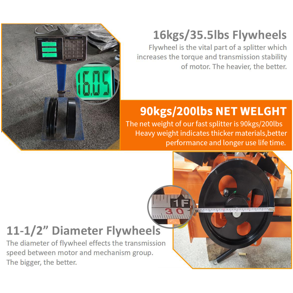 Xspracer Electric 9-Ton 15-Amp Electric Log Splitter