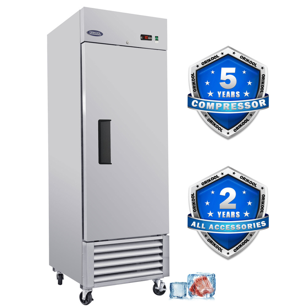 Xspracer 21-cu ft 1-Door Reach-in Commercial Freezer (Stainless Steel)
