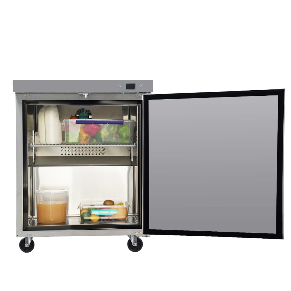 Xspracer 6.7-cu ft 1-Door Undercounter Work Top Commercial Refrigerator