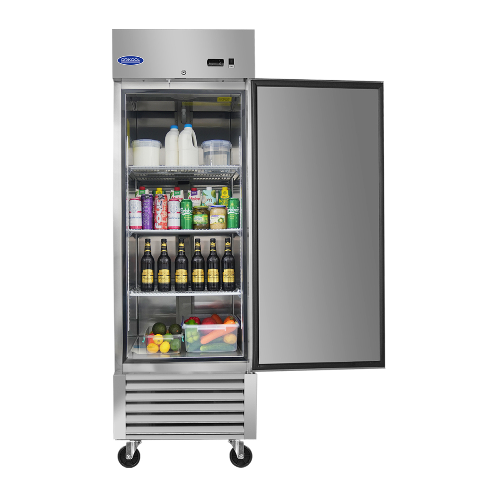 Xspracer 21-cu ft 1-Door Reach-in Commercial Refrigerator (Stainless Steel)