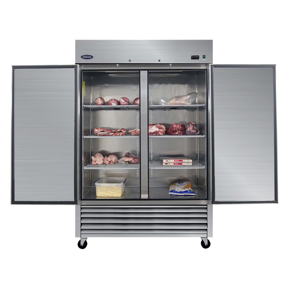 Xspracer 46-cu ft 2-Door Reach-In Commercial Freezer (Stainless Steel)