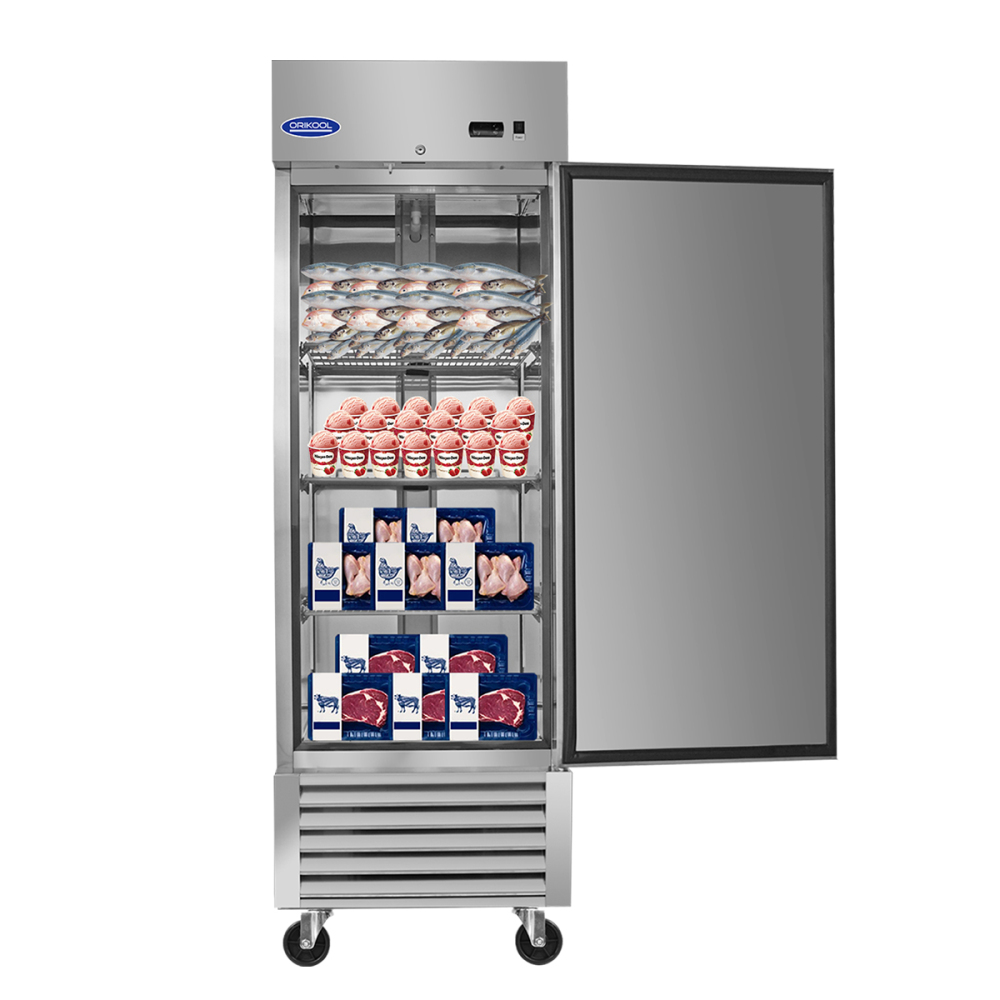 Xspracer 21-cu ft 1-Door Reach-in Commercial Freezer (Stainless Steel)