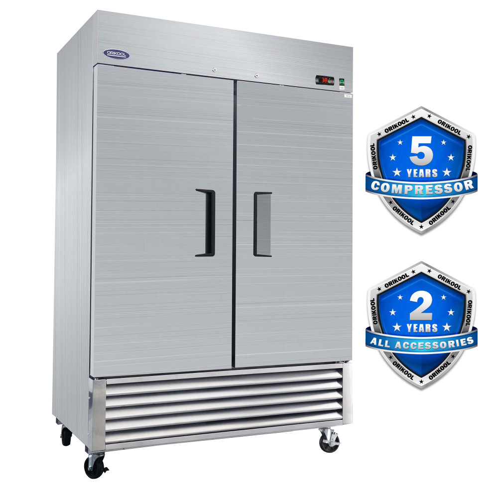 Xspracer 46-cu ft 2-Door Reach-in Commercial Refrigerator (Stainless Steel)