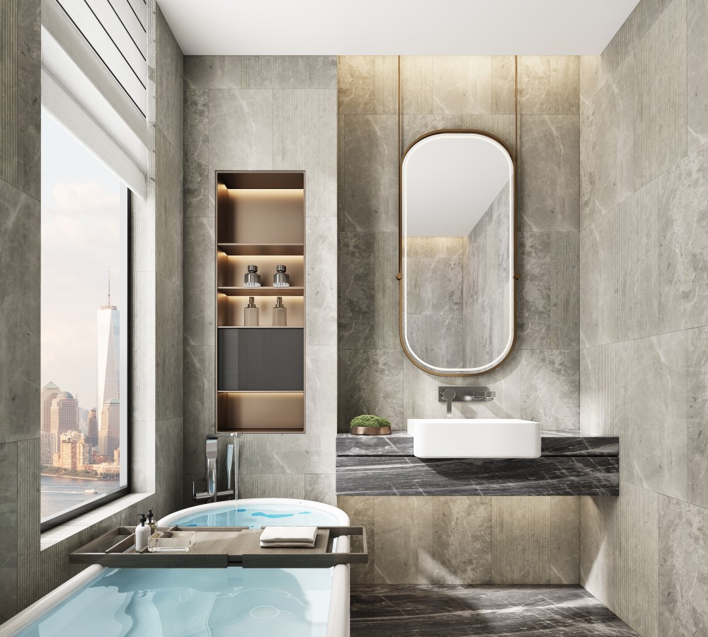 Xspracer Carrara Gray 12-in x 24-in Polished Natural Stone Marble Look Floor and Wall Tile (8-sq. ft/ Carton)