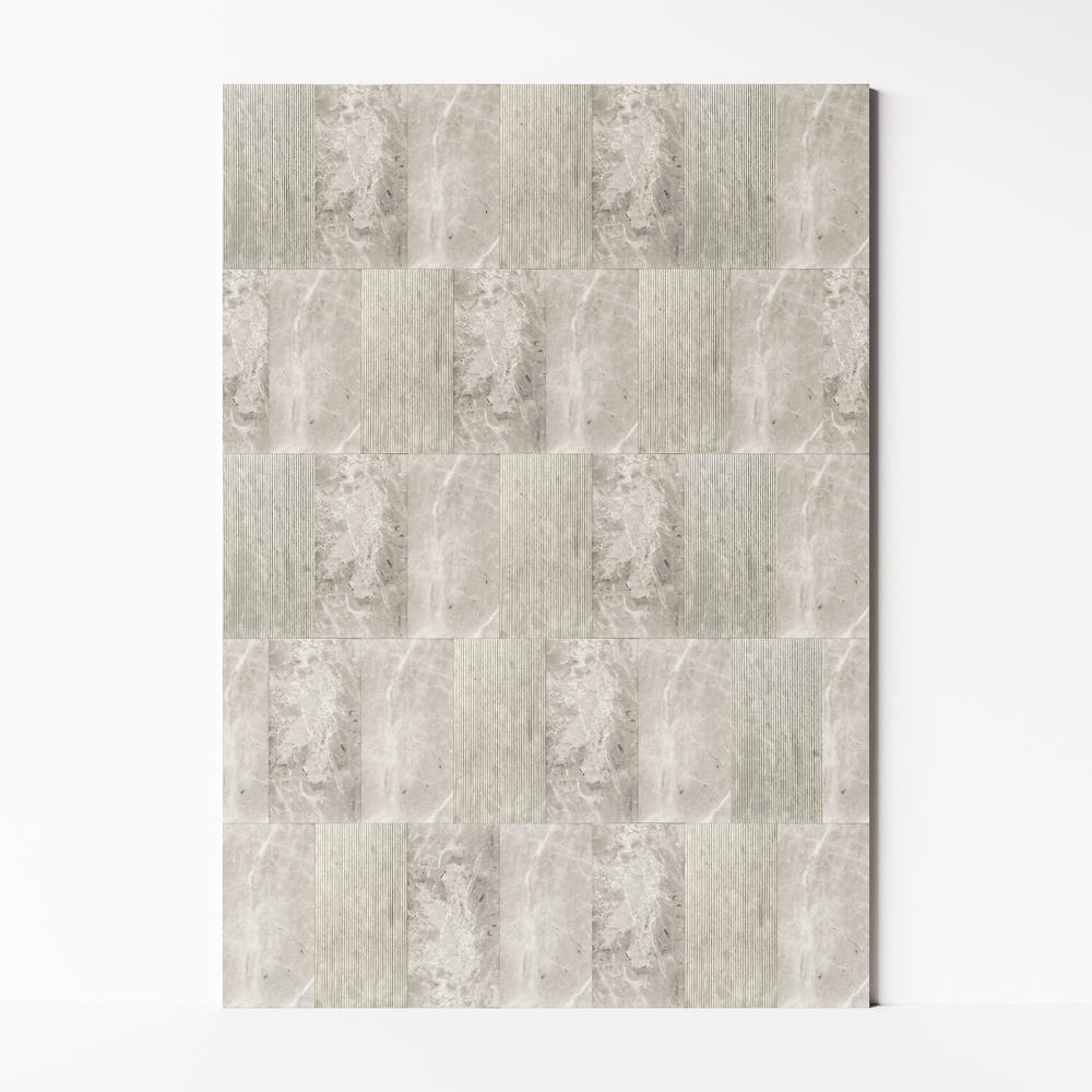 Xspracer Carrara Gray 12-in x 24-in Polished Natural Stone Marble Look Floor and Wall Tile (8-sq. ft/ Carton)