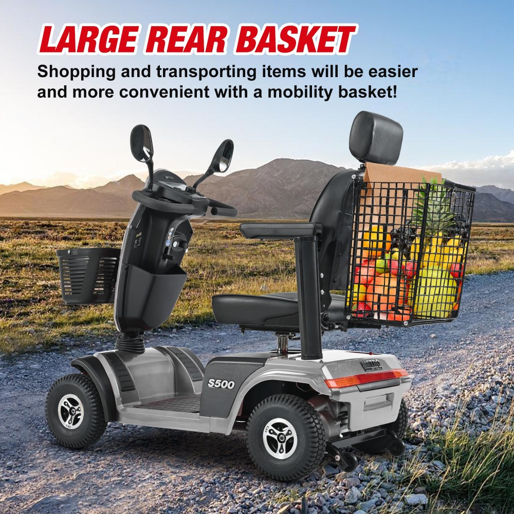 Xspracer S500-Gray Heavy Duty Mobility Scooter