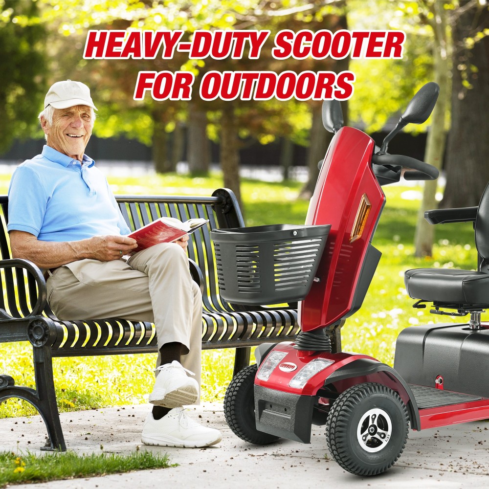 Xspracer S500-red Heavy Duty Mobility Scooter