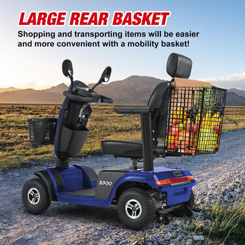Xspracer S500-blue Heavy Duty Mobility Scooter