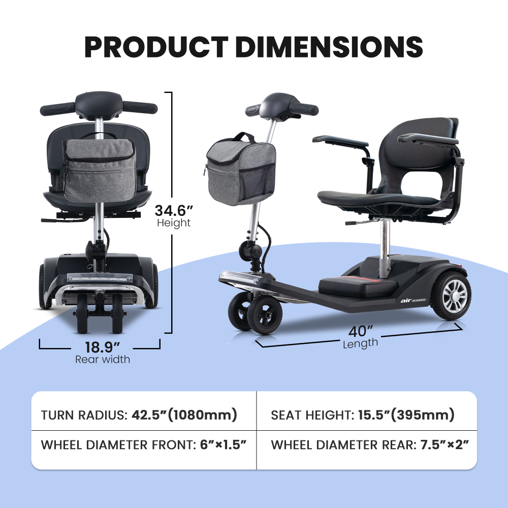 Xspracer Air Class-Black Mobility Scooter