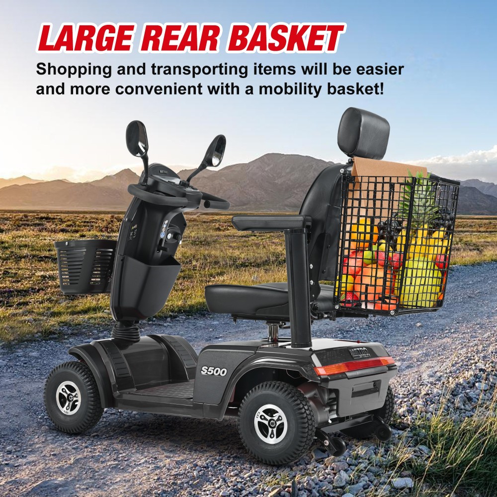 Xspracer S500-Black Heavy Duty Mobility Scooter