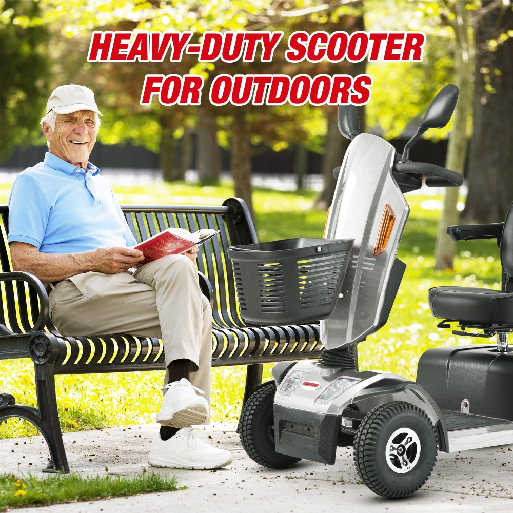 Xspracer S500-Gray Heavy Duty Mobility Scooter