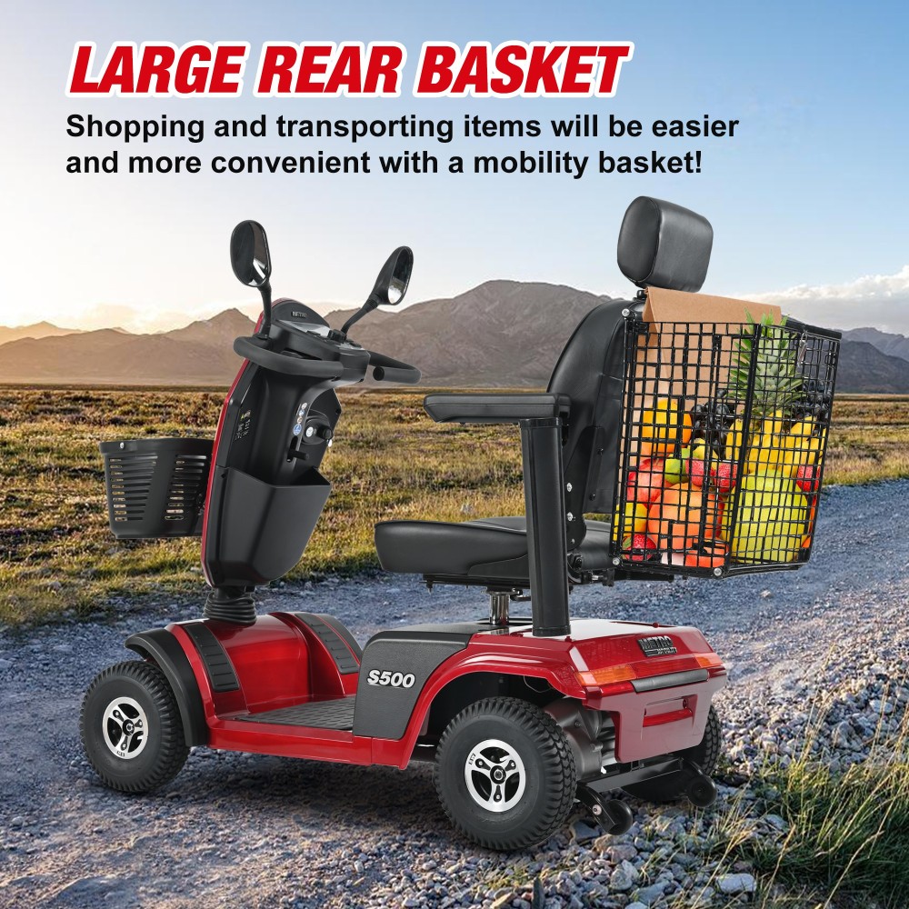 Xspracer S500-red Heavy Duty Mobility Scooter