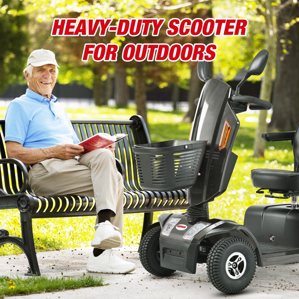 Xspracer S500-Black Heavy Duty Mobility Scooter