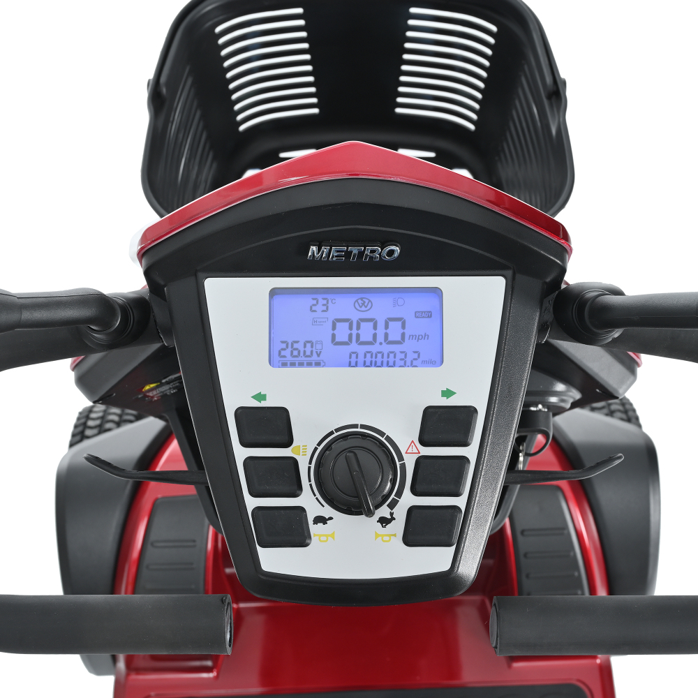 Xspracer S500-red Heavy Duty Mobility Scooter