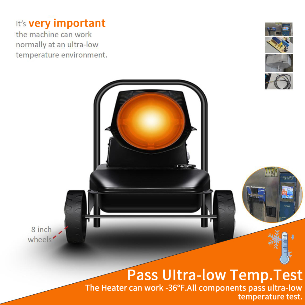 Xspracer 125000BTU Forced Air Kerosene Diesel Construction Portable Heater