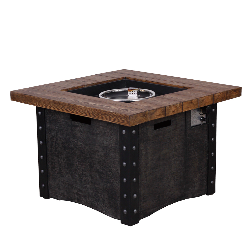 Xspracer 35-in W 50000-BTU Gas Fire Pit Table
